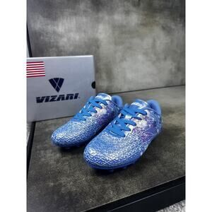 Frost 3 FG Blue Youth Soccer Cleats 12C Firm Ground EU 30 NIB